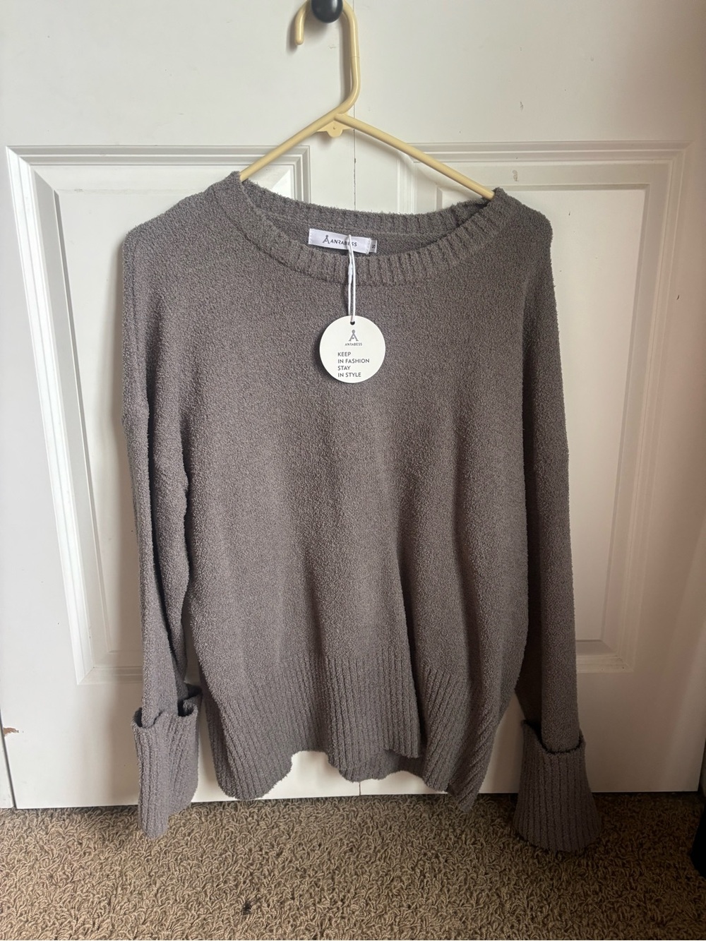 NWT Anrabess Grey Oversized Sweater